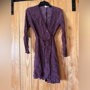 GAP Maroon Dress with White Dots